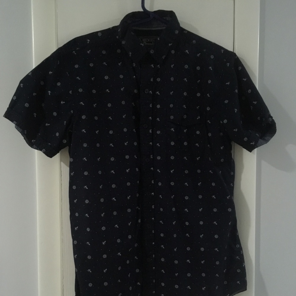 Broken Threads Anchor & Wheel Button-Down